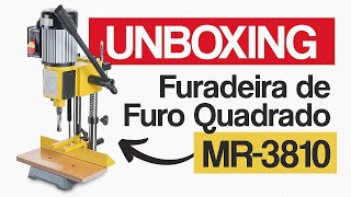 Unboxing Furadeira de Entalhe Manrod MR-3810