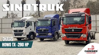 Te presentamos el poder del CHASIS SINOTRUK HOWO TX – 280HP