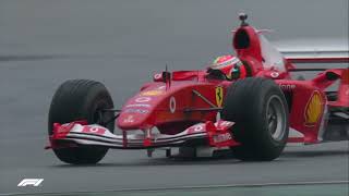 2019 German Grand Prix Mick Schumacher in his father's F2004 Ferrari - AMBIENT SOUND [1080p50]