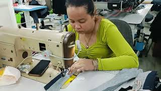 She is Working in Garment Factory