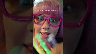 I'm A Cheap Hooker #crochet #crochethooks #crochetshorts #hooker #amazon #noniemaeslife