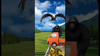 Cute crying baby dog on track save by toy car-Funny vfx magic video#shorts#viral#toy#baby#dog#omvfx.