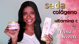 Seda Colageno + Vitamina C by @niinasecrets | Cabelos com Guanidina