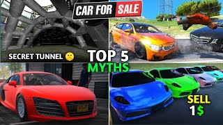 BIG TUNNEL IN CAR FOR SALE 😱 HOW IS POSSIBLE 🙊 | BUSTING TOP MYTHS #3