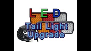 How to Replacing a Broken Tail Light With New LED On Box Trailer