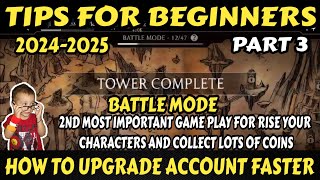 How To Upgrade Your Account | Very Fast And Easy Way P3 | Battle Mode Game Play | Mk Mobile