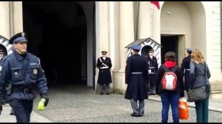 Troca de guarda no castelo de Praga! Rep. Tcheca! Memorias