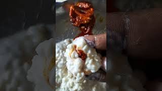 Eat in 15 Seconds Curd Rice with Mango Pickle #4620