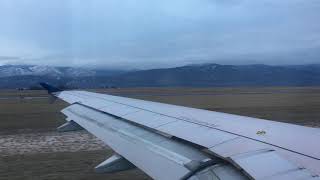 Take off from MISSOULA | United Airlines | Airbus A320-232