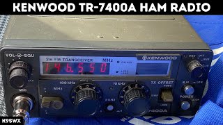 Kenwood TR-7400A 2-meter mobile ham radio