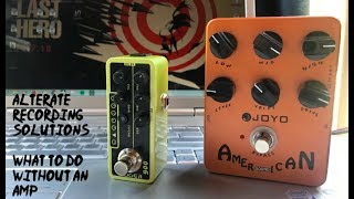 Recording guitar without an amp - Some alternatives to get you started!