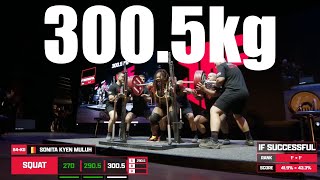 First woman to squat 300kg 661lbs | Sonita Kyen Muluh