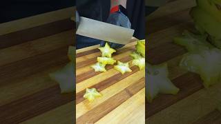 Star Fruit Juice ASMR #satisfying #summerdrink #shorts