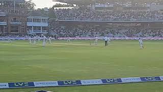 siraj last over James Anderson IND vs eng 2nd test libr