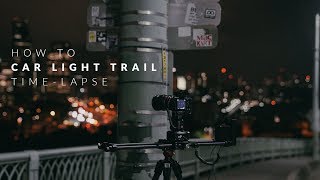 filming CAR LIGHT TRAILS in time-lapse | Move with Rhino - Ep31