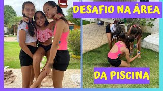 DESAFIO-NA-ÁREA-DA-PISCINA COM AS AMIGAS