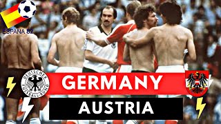 Germany vs Austria 1-0 All Goals & Highlights ( 1982 World Cup )