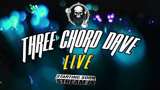 Three Chord Dave Live #95 guitars, and rock