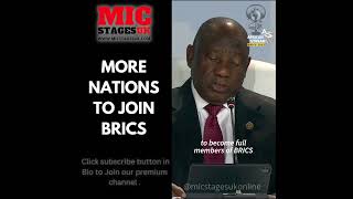 More Nations To Join BRICS