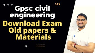 Gpsc Civil engineering | exam preparation| old papers | 2022