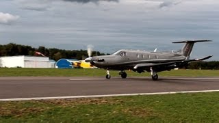 Pilatus PC-12 (N527DM) | Take off | EPOD | HD