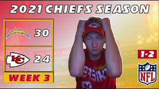 Kansas City Chiefs Fan REACTS to Week 3 vs. Chargers | LAC 30-24 KC | 2021 NFL Season