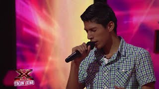 Daniel Moreno - Munasqechay - Los Kjarkas | Audiciones | Factor X 2020