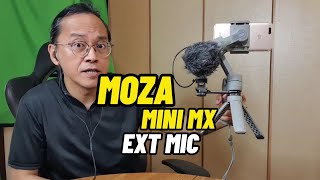 MOZA Mini MX Review Part 4 -  Attaching an External Microphone to the Gimbal