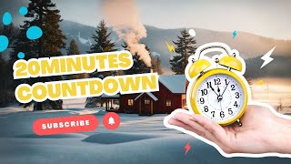 20 Minute Timer | Winter theme with relaxing music