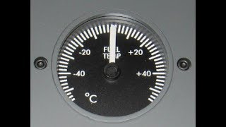 Gauge simple para overhead del B737 / Single needle gauge for B737 overhead