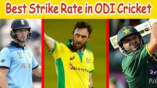 Highest Batting Strike Rate in ODI Cricket | Top 4 fastest batsman in ODI | Variety Creator