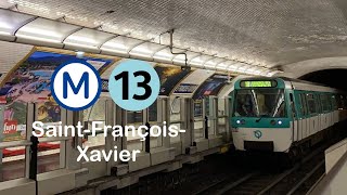 [Paris] Métro 13 (MF77) – Saint-François-Xavier