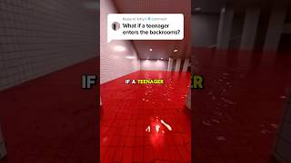 ⚠️WHAT IF A TEENAGER ENTERS THE BACKROOMS - FOUND FOOTAGE⚠️ #shorts