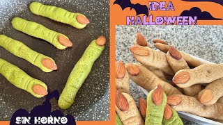 GALLETAS DEDOS DE BRUJA sin Horno | Galletas HALLOWEEN