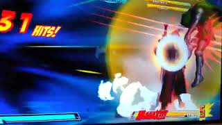 MvC3- My Marvelous Wolverine , Dante and Ryu triple team DHC combo.