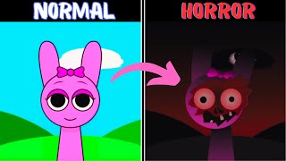 Incredibox Sprunki CUTE version vs HORROR version #2