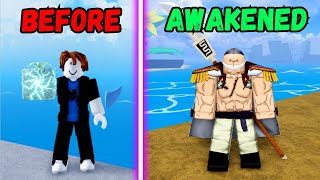 Becoming White Beard And Awakening Quake In One Video (Blox Fruits)