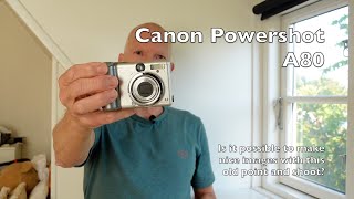 A box of APS and digital point and shoot cameras - episode 2 Canon Powershot A80 an old 4 mpx camera