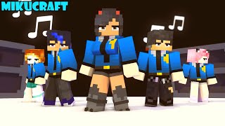 disco disco party party police aphmau brandnew friends - minecraft animation #shorts