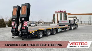 NEW VERTRA LOWBED SEMI TRAILER - SELF STEERING