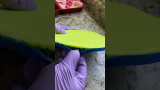 ASMR wax melt unmolding