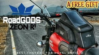 Best TANK BAG for ROYAL ENFIELD | ROADGODS zeon R1 | UNBOXING and REVIEW.