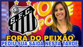 URGENTE! SAIU NA CALADA! SANTOS PERDE IMPORTANTE JOGADOR! NOTÍCIAS DO SANTOS