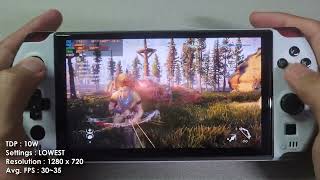 GPD WIN 4 (Ryzen 6800U) Game test - Horizon Zero Dawn