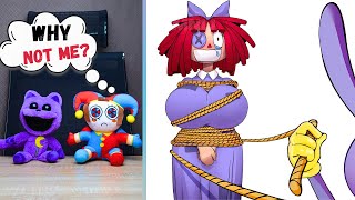 Pomni & CatNap REACT to The Amazing Digital Circus Animations | The  Funniest Compilation # 86