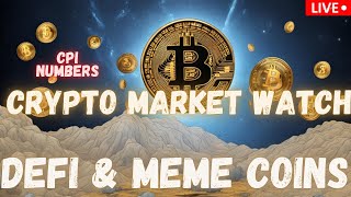 **CPI REPORT** MILADY MEME COIN  JASMY COIN  BTC  $NFK  CAW MOG CRONOS  DEFI     ***WE ARE LIVE***