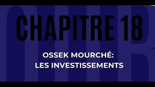 OSSEK MOURCHE 18 - LES INVESTISSEMENTS