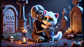 🔥Poor Kitten Revives His Zombie Grandmother!🔥cat ai, ai stories,ai cat story, cat cute, cute, kitten