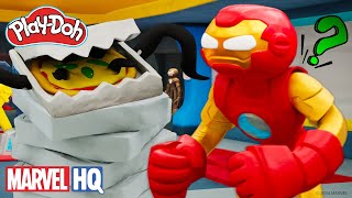 Venom Suits Up in Iron Man's Armor! | Play-Doh Marvel: DOH-ified Action Ep 4