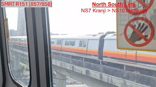 SMRT R151 [857/858]: Kranji to Admiralty